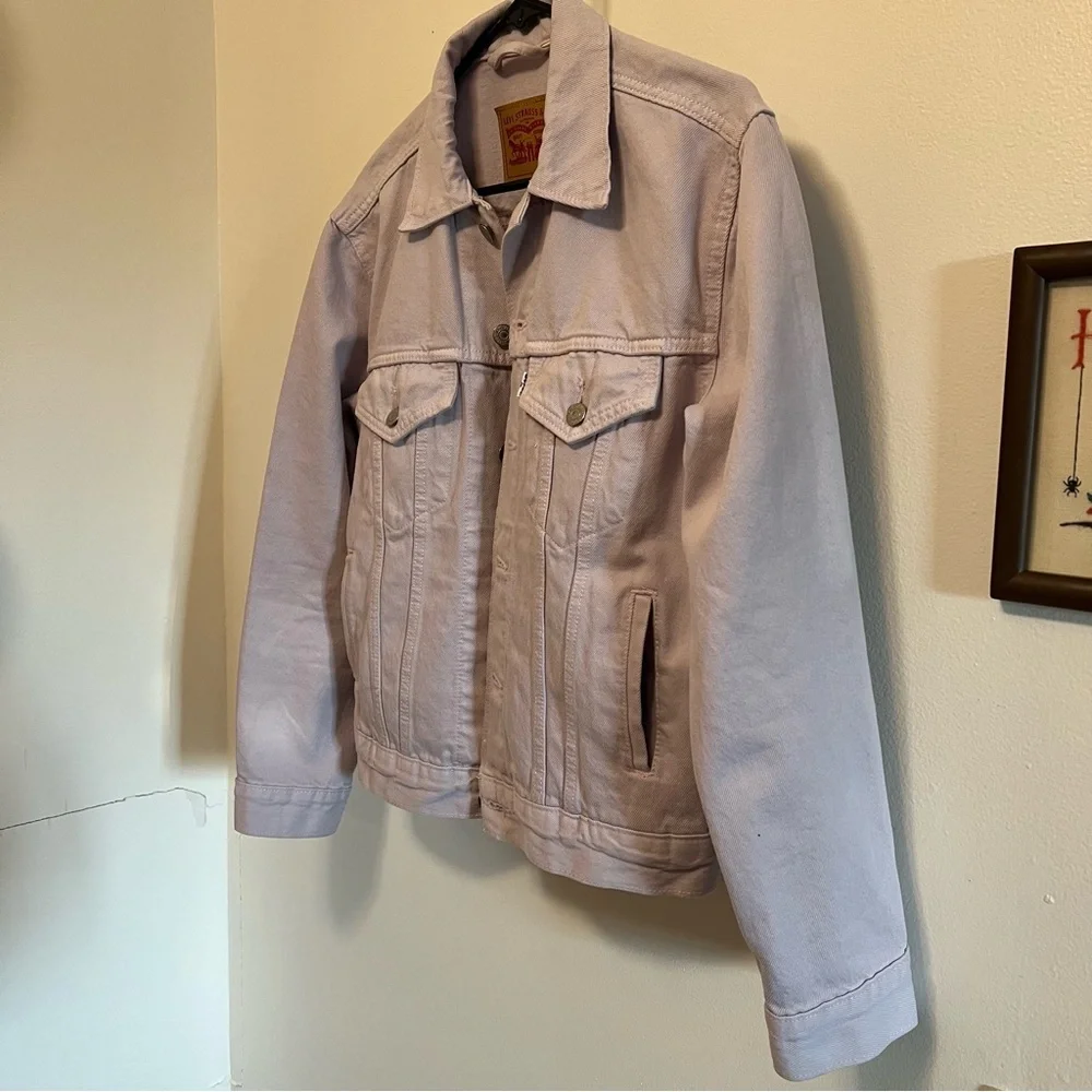 LAVENDER Levi’s Trucker ! - Picture 2 of 5